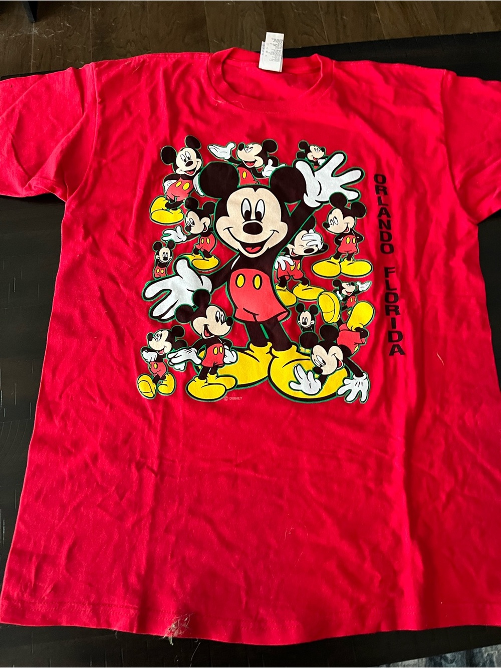 Vintage Mickey Mouse Poses Made in USA Unlimited Disney T-Shirt - Large WDW